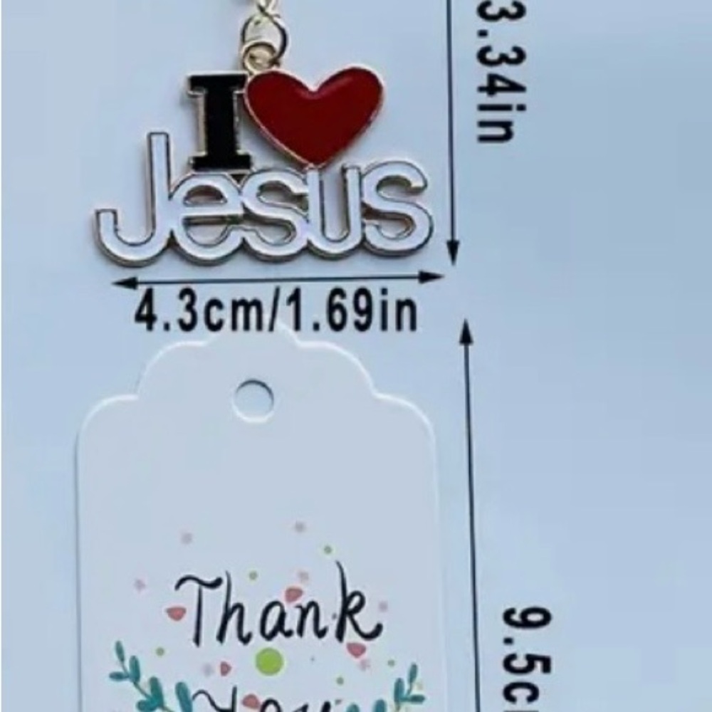 I Love Jesus Keychain - Picture 4 of 6
